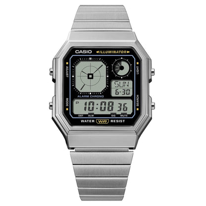 CASIO A130WE-1AJF カシオ A130WE-1AJF A130WE-1AJF【メンズ メタル素材 デジタル時計 防水 26SS】