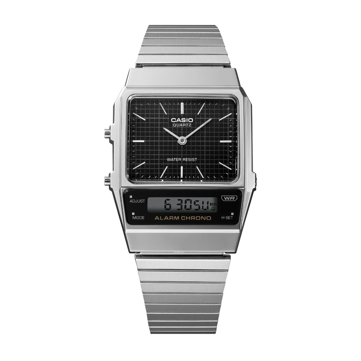CASIO AQ-800E-1AJF カシオ AQ-800E-1AJF AQ-800E-1AJF【レディース 腕時計 レトロ 時分針 メタルバンド アラーム搭載  26FW】
