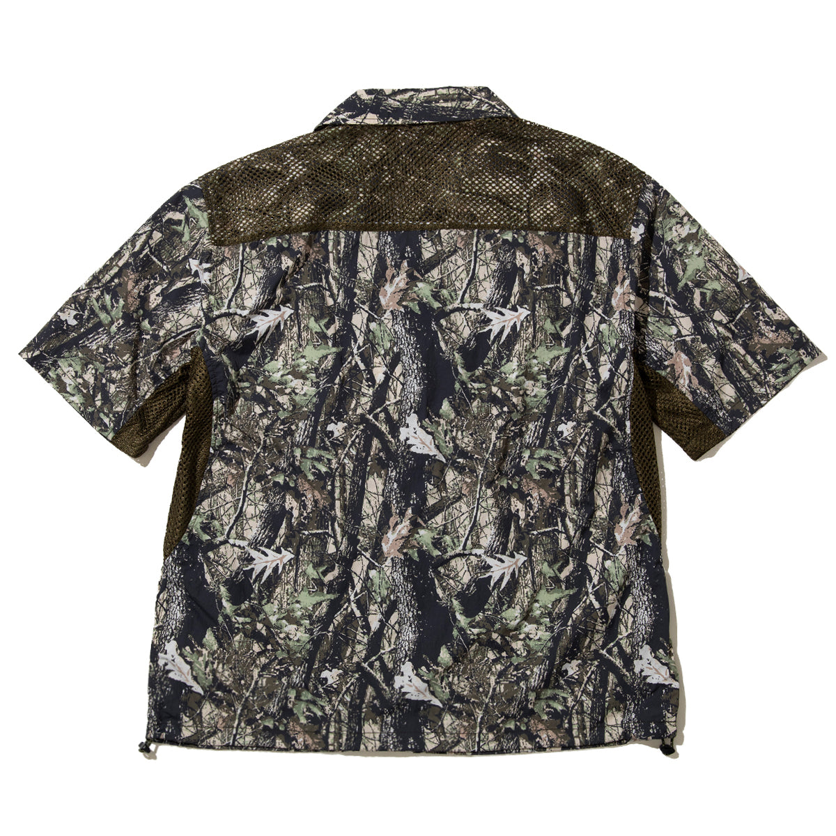 UNFRM OUTDOOR STANDARD NY TYPEWRITER PANEL MESH OPEN COLLAR SHIRT