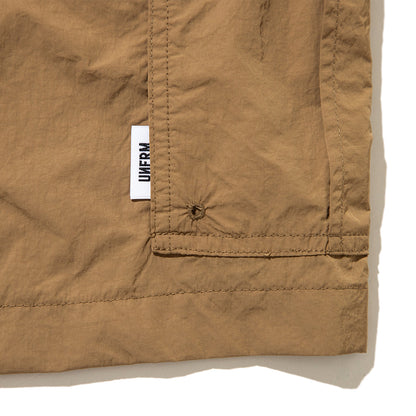 UNFRM OUTDOOR STANDARD NY TYPEWRITER MESH LINED 6/10 BDU WIDE SHORTS ユニフォームアウトドアスタンダード NY タイプライター メッシュ ラインド 6/10 BDU ワイド ショーツ SS-7617【メンズ 通気性 収納性 ナイロン素材 26SS】