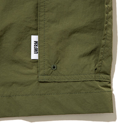 UNFRM OUTDOOR STANDARD NY TYPEWRITER MESH LINED 6/10 BDU WIDE SHORTS ユニフォームアウトドアスタンダード NY タイプライター メッシュ ラインド 6/10 BDU ワイド ショーツ SS-7617【メンズ 通気性 収納性 ナイロン素材 26SS】