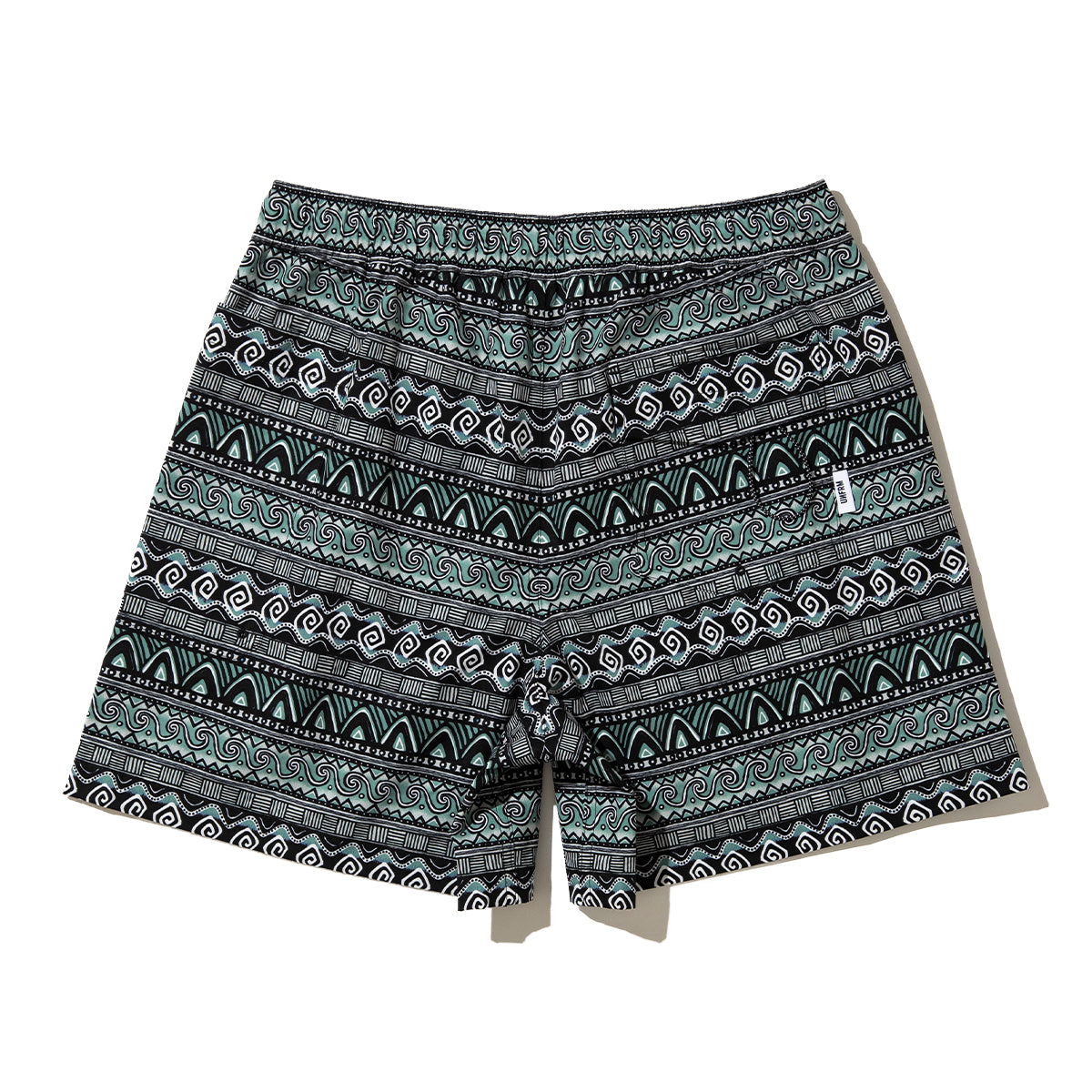 UNFRM OUTDOOR STANDARD 2WAY BAGGY SURF 80s RETRO BORDER SHORTS ユニフォームアウトドアスタンダード ２WAY バギー サーフ 80s レトロ ボーダー ショーツ SS-7619【メンズ 2WAY 収納 ボーダー 26SS】