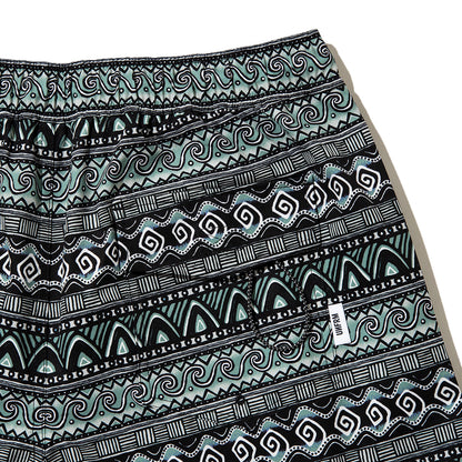 UNFRM OUTDOOR STANDARD 2WAY BAGGY SURF 80s RETRO BORDER SHORTS ユニフォームアウトドアスタンダード ２WAY バギー サーフ 80s レトロ ボーダー ショーツ SS-7619【メンズ 2WAY 収納 ボーダー 26SS】