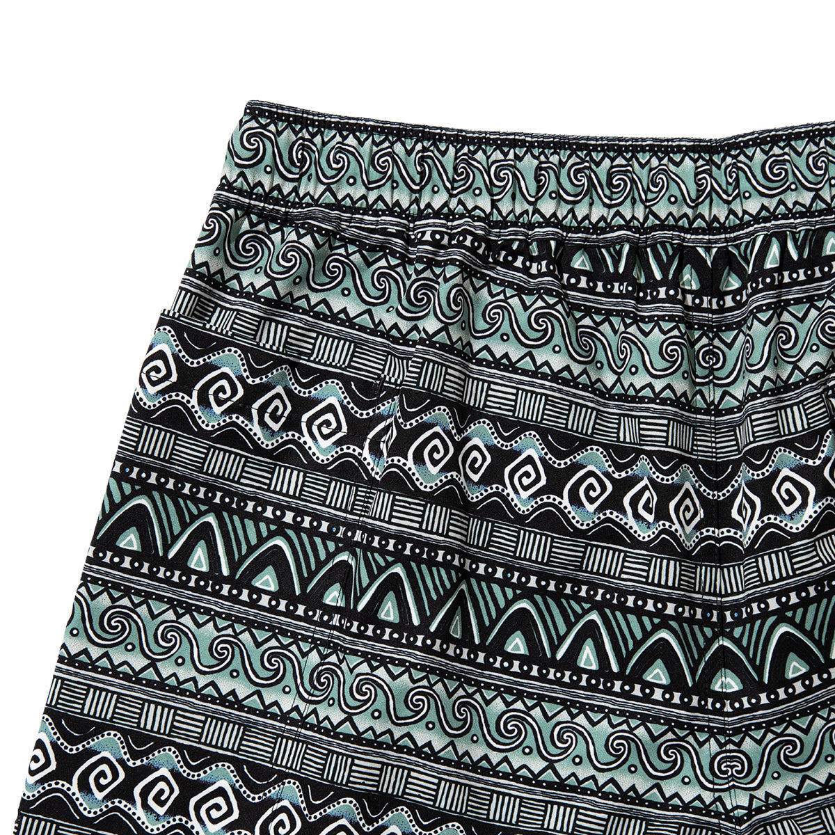 UNFRM OUTDOOR STANDARD 2WAY BAGGY SURF 80s RETRO BORDER SHORTS ユニフォームアウトドアスタンダード ２WAY バギー サーフ 80s レトロ ボーダー ショーツ SS-7619【メンズ 2WAY 収納 ボーダー 26SS】