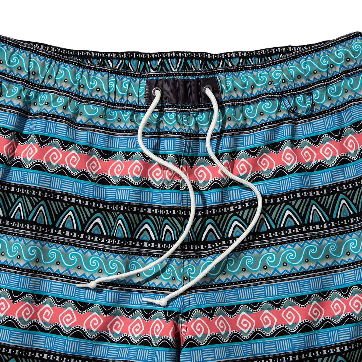 UNFRM OUTDOOR STANDARD 2WAY BAGGY SURF 80s RETRO BORDER SHORTS ユニフォームアウトドアスタンダード ２WAY バギー サーフ 80s レトロ ボーダー ショーツ SS-7619【メンズ 2WAY 収納 ボーダー 26SS】