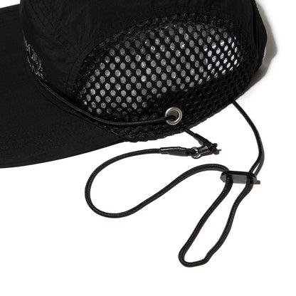 UNFRM OUTDOOR STANDARD 2WAY "WTCB" EMBROIDERY 5P LONG VISOR MESH CAP ユニフォームアウトドアスタンダード 2ウェイ “ダブリューティーシービー” エンブロイダリー 5パネル ロングバイザー メッシュキャップ SS-7620【メンズ メッシュ 26SS】