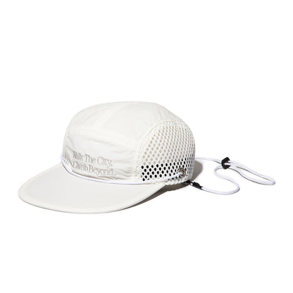 UNFRM OUTDOOR STANDARD 2WAY "WTCB" EMBROIDERY 5P LONG VISOR MESH CAP ユニフォームアウトドアスタンダード 2ウェイ “ダブリューティーシービー” エンブロイダリー 5パネル ロングバイザー メッシュキャップ SS-7620【メンズ メッシュ 26SS】