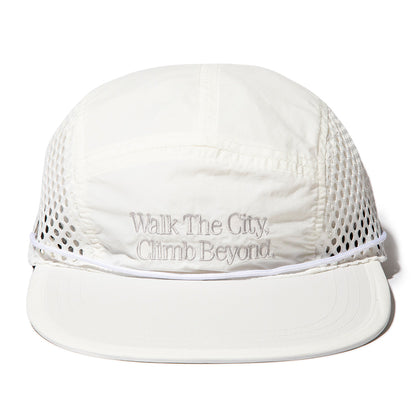 UNFRM OUTDOOR STANDARD 2WAY "WTCB" EMBROIDERY 5P LONG VISOR MESH CAP ユニフォームアウトドアスタンダード 2ウェイ “ダブリューティーシービー” エンブロイダリー 5パネル ロングバイザー メッシュキャップ SS-7620【メンズ メッシュ 26SS】