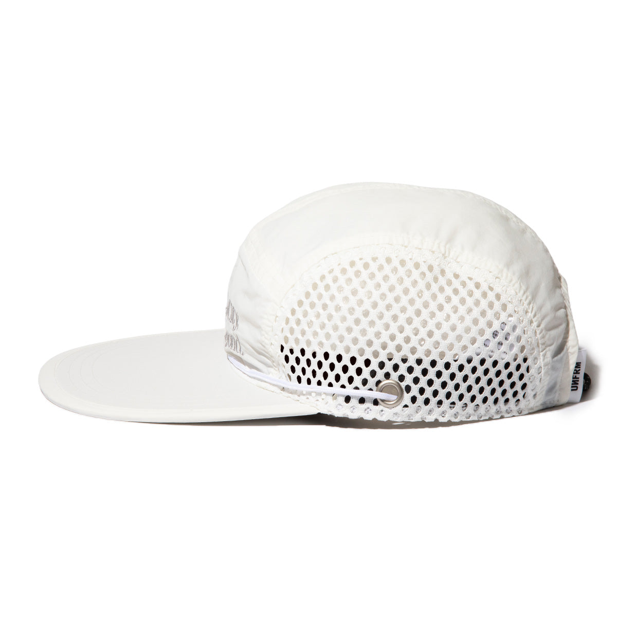 UNFRM OUTDOOR STANDARD 2WAY "WTCB" EMBROIDERY 5P LONG VISOR MESH CAP ユニフォームアウトドアスタンダード 2ウェイ “ダブリューティーシービー” エンブロイダリー 5パネル ロングバイザー メッシュキャップ SS-7620【メンズ メッシュ 26SS】