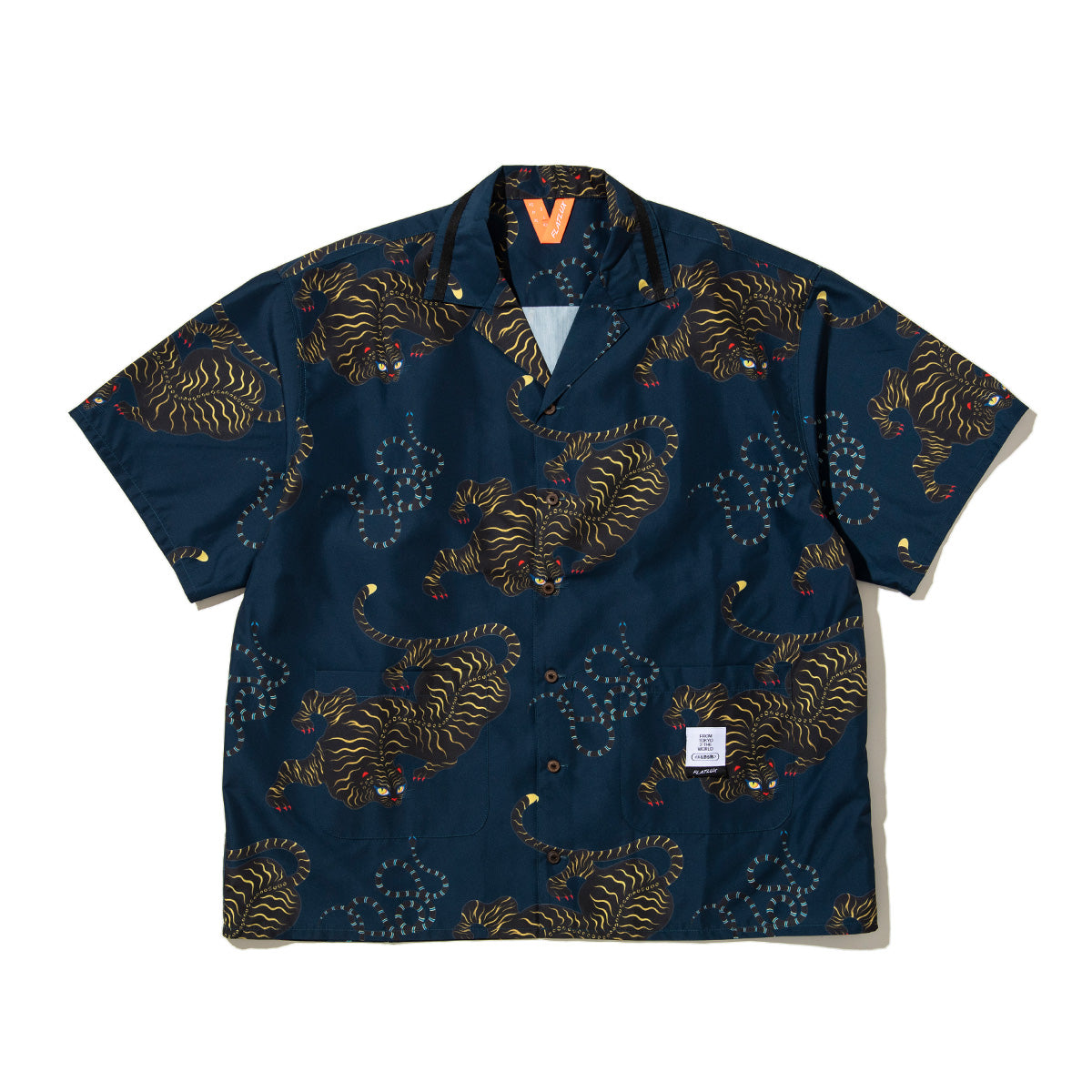 最終値下げ新品★ASLAN WORLD FRAT COLLARED FLATLUX Bite Ss-Shirt FX25-109 – Kinetics（キネティクス