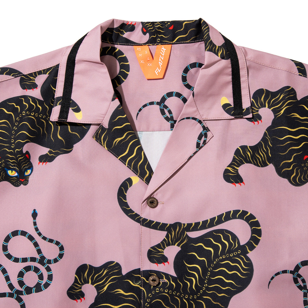 FLATLUX Bite Ss-Shirt フラットラックス バイト ショートスリーブ シャツ FX25-109【メンズ 半袖Tシャツ グラフィックTシャツ プリントTシャツ 蓄光プリント 26SS】
