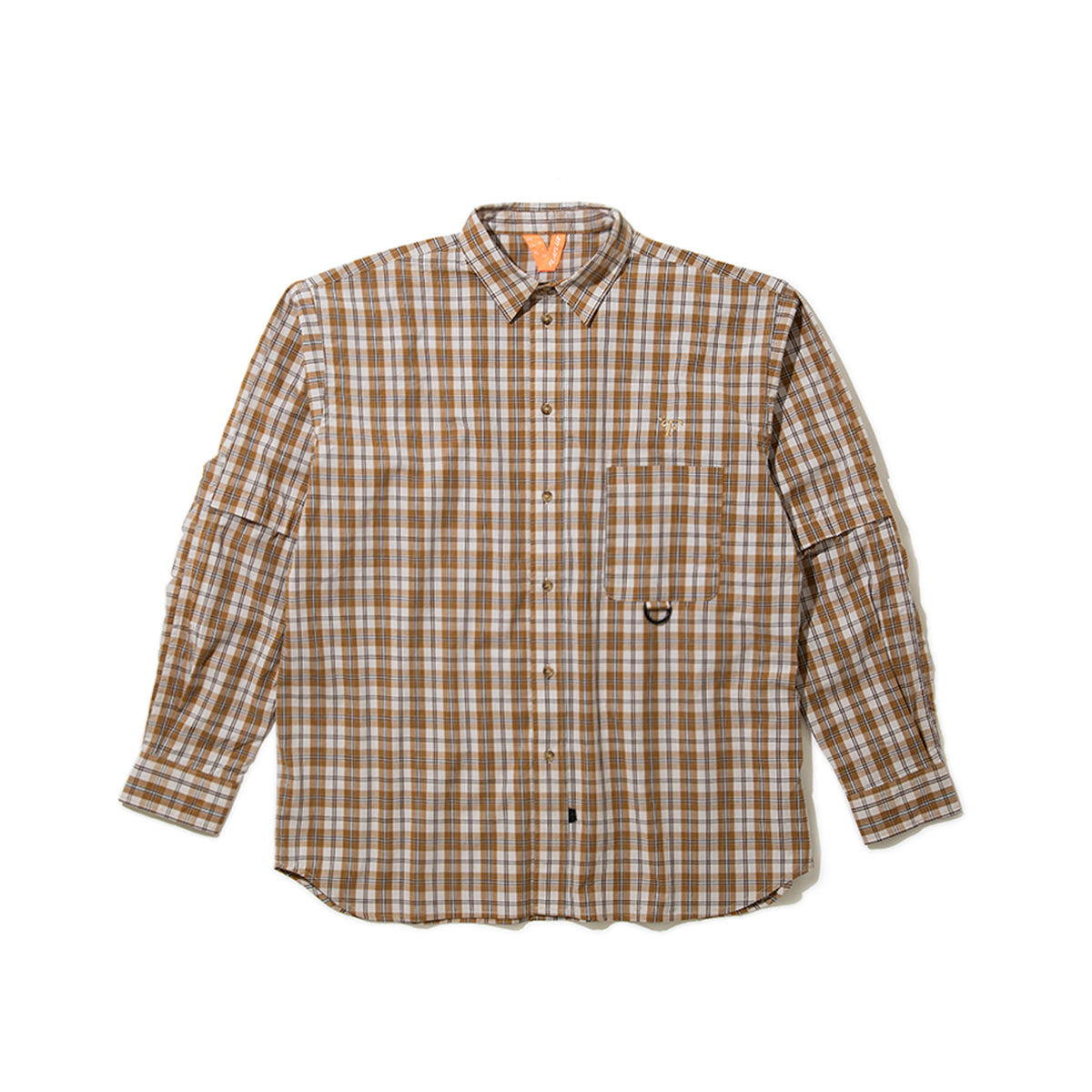 FLATLUX Grand Blue Shirt フラットラックス グランド ブルー シャツ FX25-111【メンズ コットン素材 チェック柄 長袖 26SS】