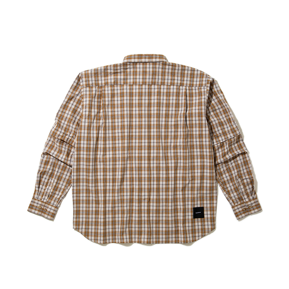 FLATLUX Grand Blue Shirt フラットラックス グランド ブルー シャツ FX25-111【メンズ コットン素材 チェック柄 長袖 26SS】