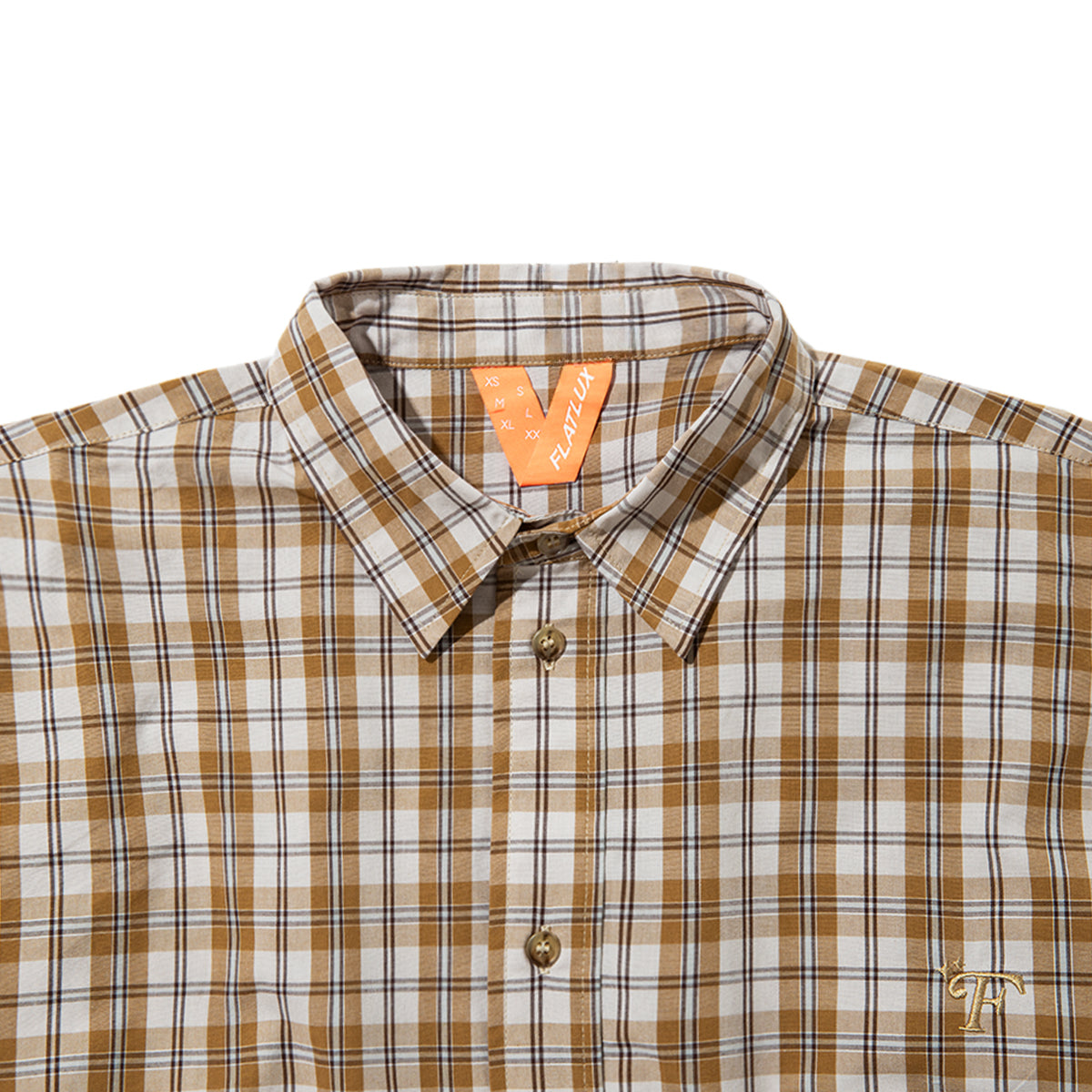 FLATLUX Grand Blue Shirt フラットラックス グランド ブルー シャツ FX25-111【メンズ コットン素材 チェック柄 長袖 26SS】