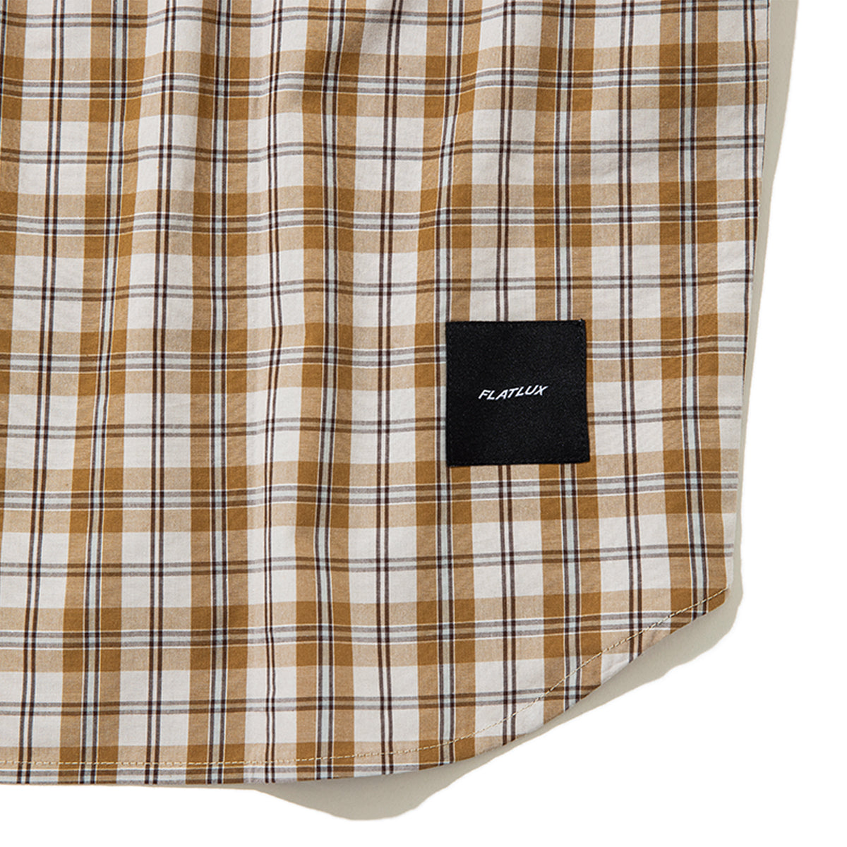 FLATLUX Grand Blue Shirt フラットラックス グランド ブルー シャツ FX25-111【メンズ コットン素材 チェック柄 長袖 26SS】