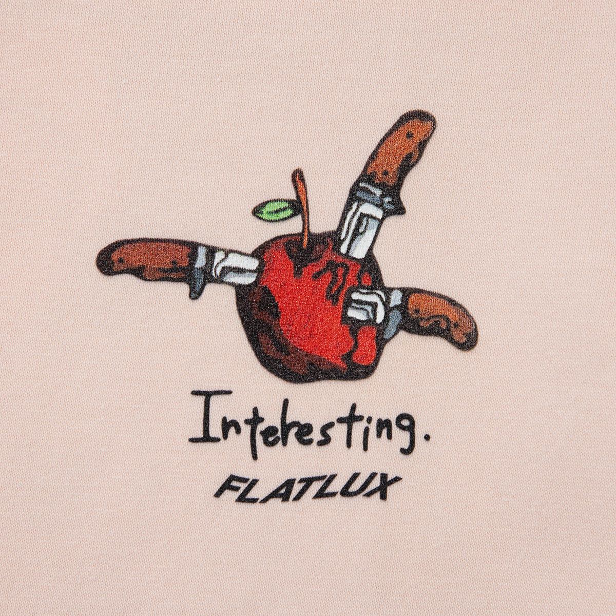 FLATLUX Supper Tee フラットラックス サパー Tシャツ FX26-101【メンズ カジュアルTシャツ プリントTシャツ アートTシャツ 26SS】
