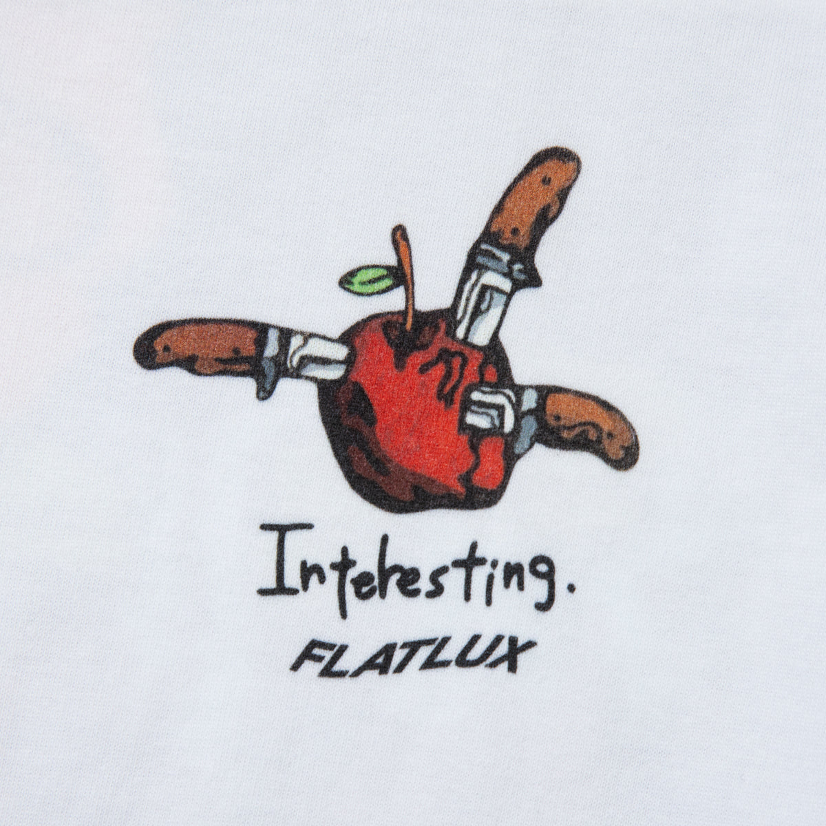 FLATLUX Supper Tee フラットラックス サパー Tシャツ FX26-101【メンズ カジュアルTシャツ プリントTシャツ アートTシャツ 26SS】