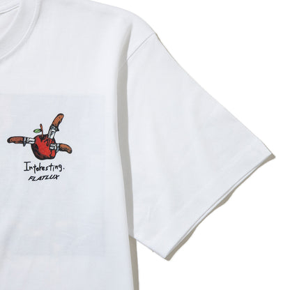FLATLUX Supper Tee フラットラックス サパー Tシャツ FX26-101【メンズ カジュアルTシャツ プリントTシャツ アートTシャツ 26SS】