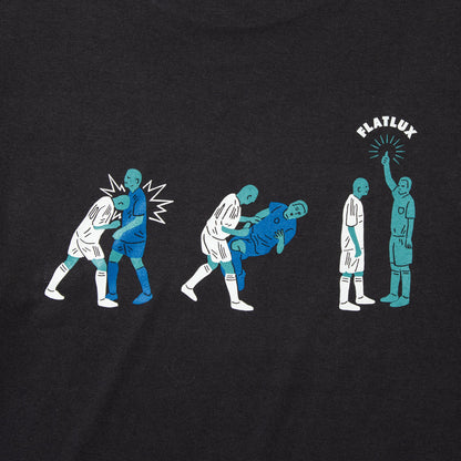 FLATLUX Maestro Tee フラットラックス マエストロ Tシャツ FX26-104【メンズ 半袖Tシャツ グラフィックTシャツ プリントTシャツ 蓄光プリント 26SS】