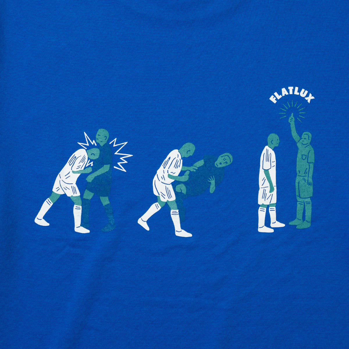 FLATLUX Maestro Tee フラットラックス マエストロ Tシャツ FX26-104【メンズ 半袖Tシャツ グラフィックTシャツ プリントTシャツ 蓄光プリント 26SS】