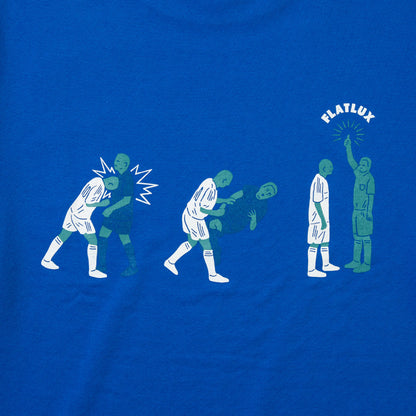 FLATLUX Maestro Tee フラットラックス マエストロ Tシャツ FX26-104【メンズ 半袖Tシャツ グラフィックTシャツ プリントTシャツ 蓄光プリント 26SS】
