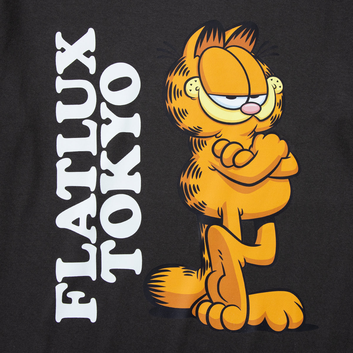 FLATLUX Garfield X Flatlux - Local Tee フラットラックス ガーフィールド × フラットラックス - ローカル Tシャツ FX26-201【メンズ 古着Tシャツ キャラクターTシャツ アメカジ ストリートファッション 26SS】