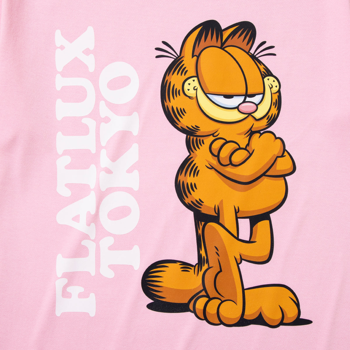 FLATLUX Garfield X Flatlux - Local Tee フラットラックス ガーフィールド × フラットラックス - ローカル Tシャツ FX26-201【メンズ 古着Tシャツ キャラクターTシャツ アメカジ ストリートファッション 26SS】