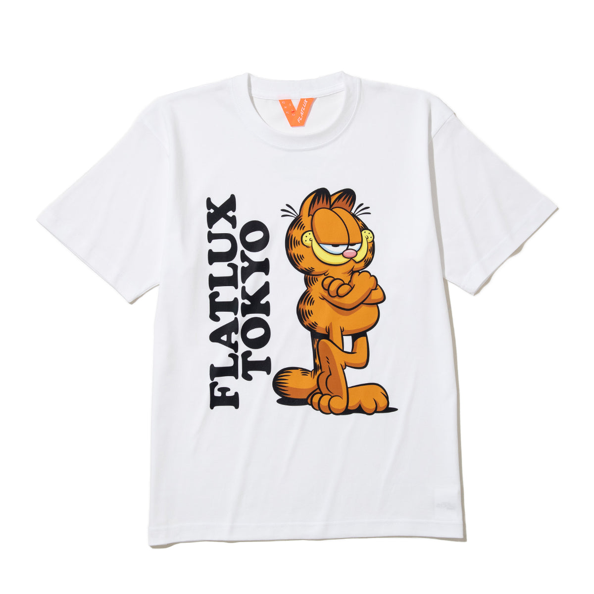 FLATLUX Garfield X Flatlux - Local Tee フラットラックス ガーフィールド × フラットラックス - ローカル Tシャツ FX26-201【メンズ 古着Tシャツ キャラクターTシャツ アメカジ ストリートファッション 26SS】