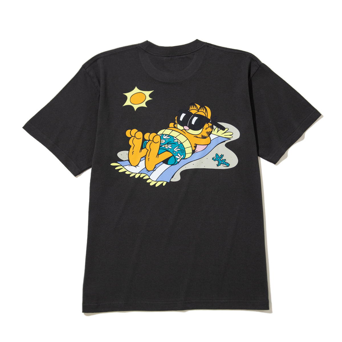 FLATLUX Garfield X Flatlux - Vacation Tee フラットラックス ガーフィールド × フラットラックス - バケーション Tシャツ FX26-202【メンズ 古着Tシャツ キャラクターTシャツ アメカジ ストリートファッション 26SS】