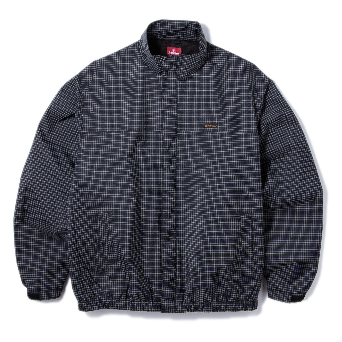 Hellrazor GRID NYLON TRUCK JACKET ヘルレイザー グリッド ナイロン トラック ジャケット 01126SS0102【メンズ ナイロンジャケット ライトアウター トラックジャケット ストリート スケーター 26SS】