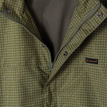 Hellrazor GRID NYLON TRUCK JACKET ヘルレイザー グリッド ナイロン トラック ジャケット 01126SS0102【メンズ ナイロンジャケット ライトアウター トラックジャケット ストリート スケーター 26SS】