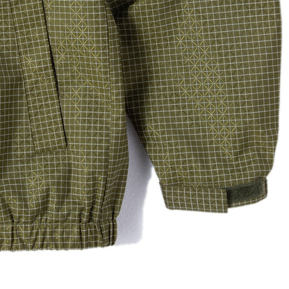 Hellrazor GRID NYLON TRUCK JACKET ヘルレイザー グリッド ナイロン トラック ジャケット 01126SS0102【メンズ ナイロンジャケット ライトアウター トラックジャケット ストリート スケーター 26SS】