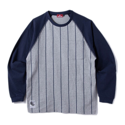 Hellrazor BORN H POCKET RAGLAN LS SHIRT ヘルレイザー ボーン H ポケット ラグラン エルエス シャツ 01126SS0302【メンズ 長袖 ラグラン コットン素材 26SS】