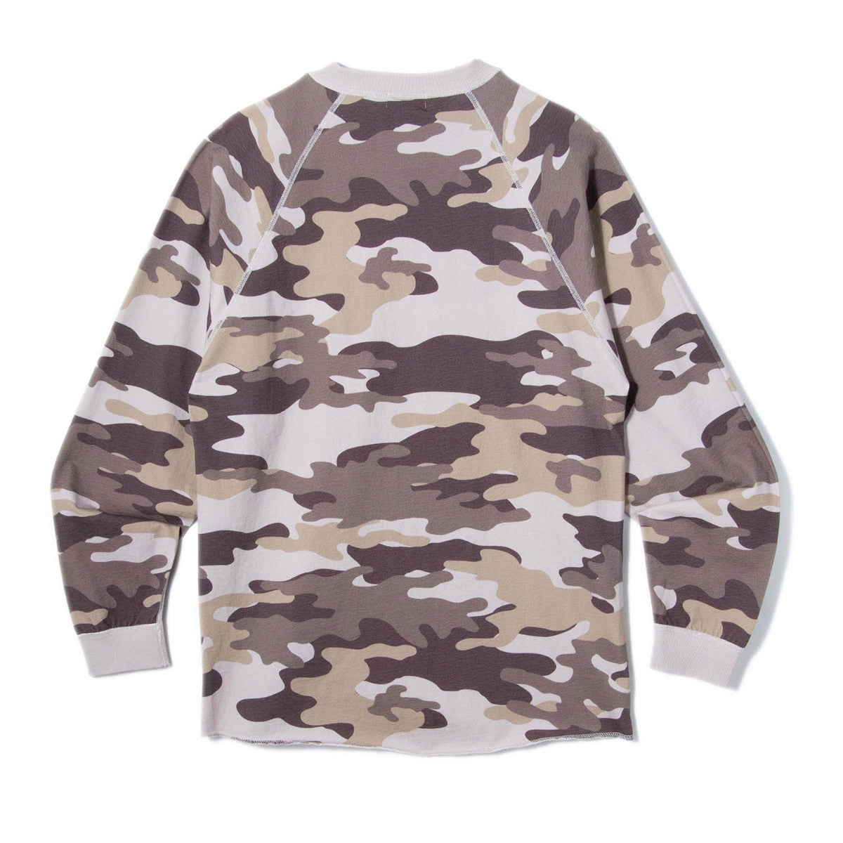 Hellrazor HENRY RAGLAN LS SHIRT ヘルレイザー ヘンリー ラグラン LS シャツ 01126SS0303【メンズ 長袖 ラグラン コットン素材 26SS】