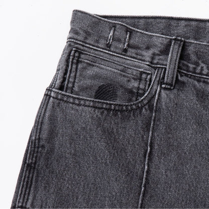 Hellrazor BLOCK DENIM SHORTS "YANKEE" ヘルレイザー ブロック デニム ショーツ “ヤンキー” 01126SS5401【メンズ デニムショーツ ハーフパンツ ストリートファッション カジュアルコーデ 26SS】