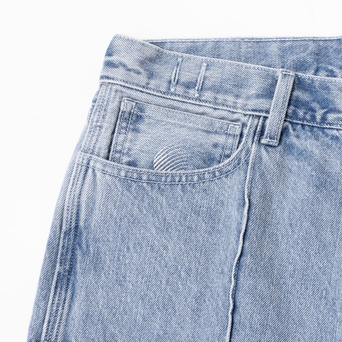 Hellrazor BLOCK DENIM SHORTS "YANKEE" ヘルレイザー ブロック デニム ショーツ “ヤンキー” 01126SS5401【メンズ デニムショーツ ハーフパンツ ストリートファッション カジュアルコーデ 26SS】