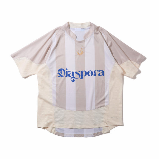 Ｄｉａｓｐｏｒａ　ｓｋａｔｅｂｏａｒｄｓ Striped Training Top ディアスポラ スケートボード ストライプド トレーニング トップ DSP-26SS-CS06【メンズ 吸収速乾素材 ロゴ刺繍 26SS】