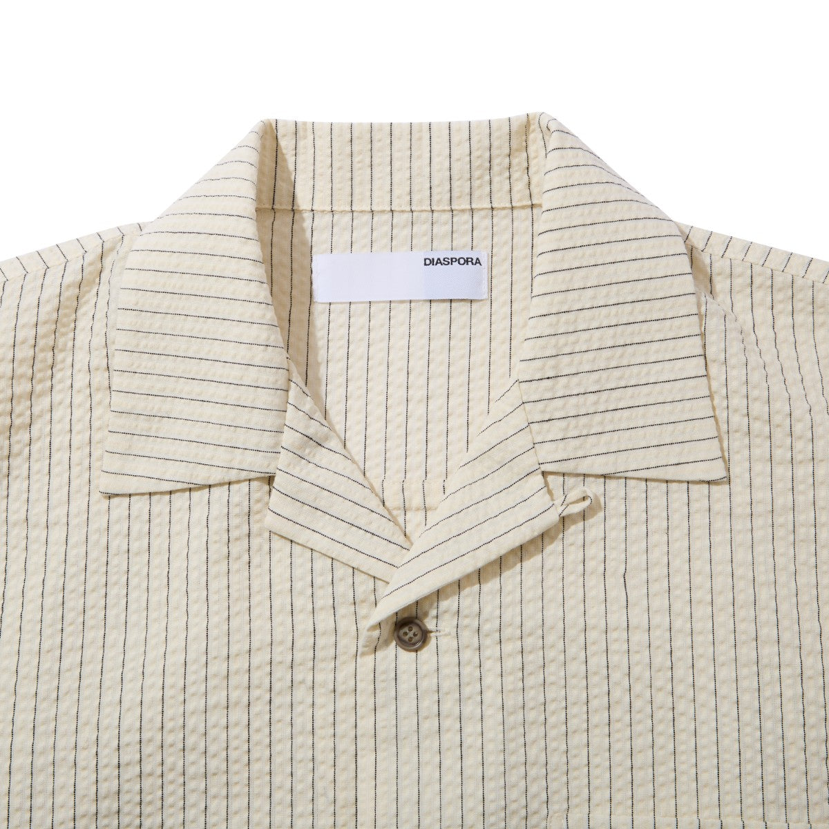 Diaspora skateboards Seersucker Montara Shirt ディアスポラ スケートボード シアサッカー モンタラ シャツ DSP-26SS-SH03【メンズ コットンポリエステル 速乾性 半袖 26SS】