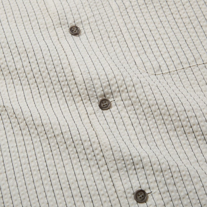 Diaspora skateboards Seersucker Montara Shirt ディアスポラ スケートボード シアサッカー モンタラ シャツ DSP-26SS-SH03【メンズ コットンポリエステル 速乾性 半袖 26SS】