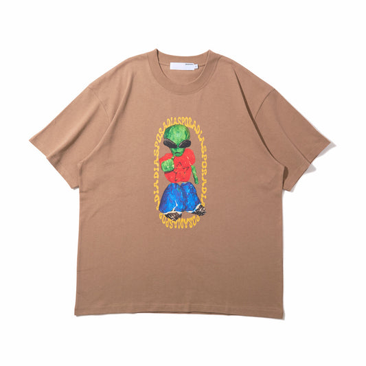 Diaspora skateboards Aliens Tee ディアスポラ スケートボード エイリアンズ Tシャツ DSP-26SS-ST09【メンズ コットン素材 シルクスクリーンプリント 26SS】