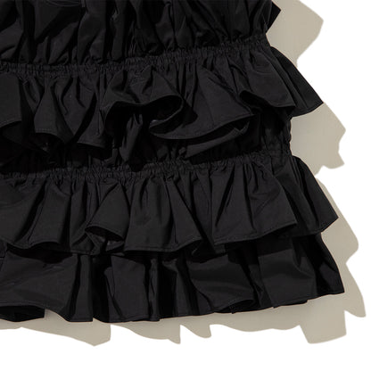 NON TOKYO FRILL BELT ノントーキョー フリル ベルト NON-26S-0304【レディース ナイロン素材 フリル レイヤード 26SS】