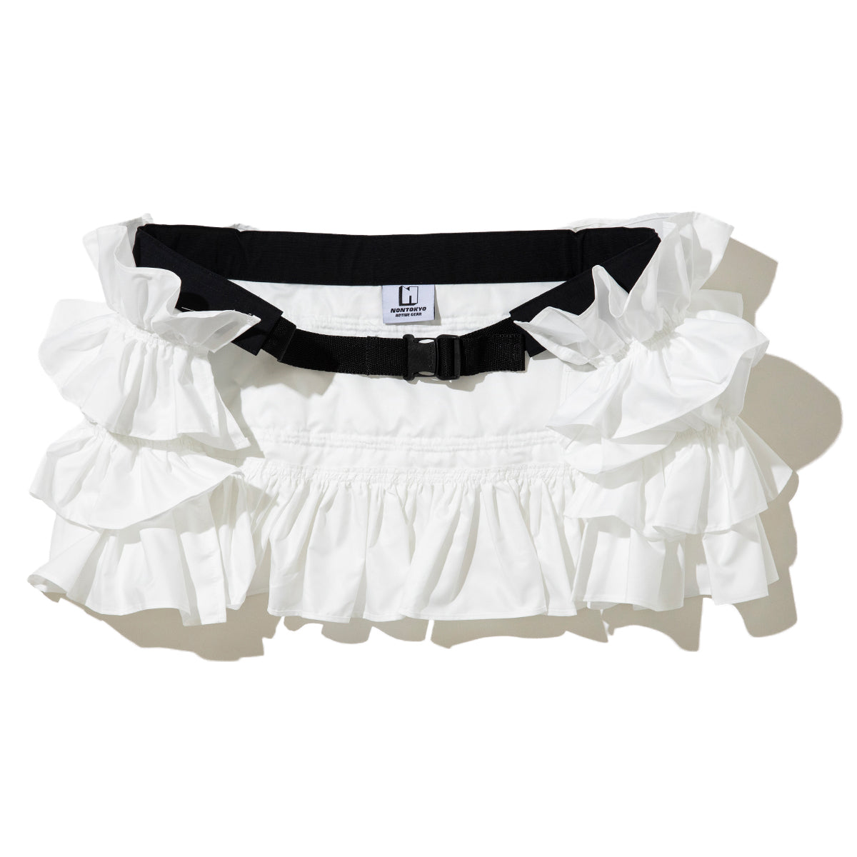 NON TOKYO FRILL BELT ノントーキョー フリル ベルト NON-26S-0304【レディース ナイロン素材 フリル レイヤード 26SS】