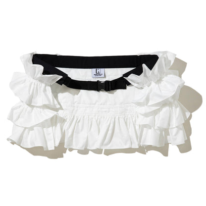 NON TOKYO FRILL BELT ノントーキョー フリル ベルト NON-26S-0304【レディース ナイロン素材 フリル レイヤード 26SS】