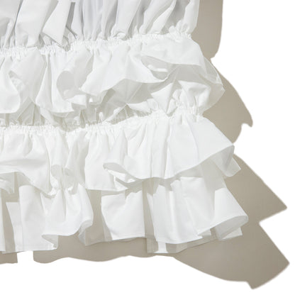 NON TOKYO FRILL BELT ノントーキョー フリル ベルト NON-26S-0304【レディース ナイロン素材 フリル レイヤード 26SS】