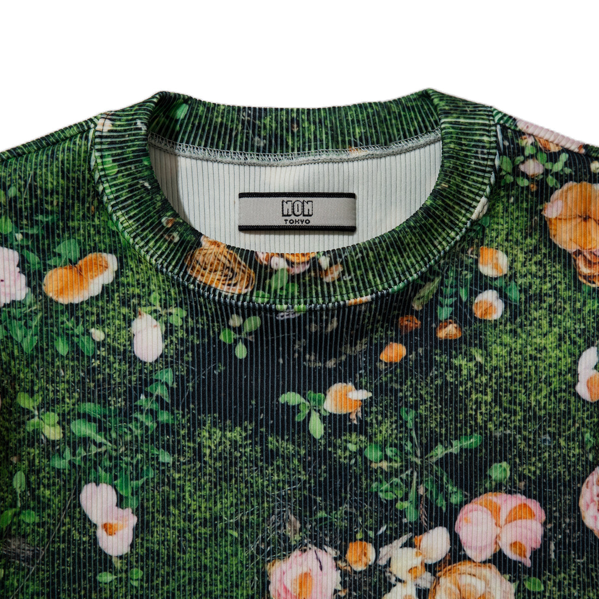 NON TOKYO PRINT RIB PUFF SLEEVE C/S ノントーキョー プリント リブ パフスリーブ カットソー NON-26S-0318【レディース ポリエステル素材 速乾 プリントTシャツ 26SS】