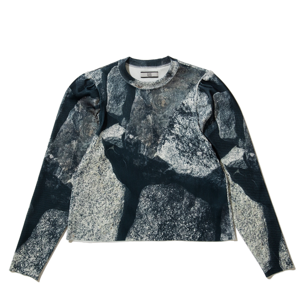 NON TOKYO PRINT RIB PUFF SLEEVE C/S ノントーキョー プリント リブ パフスリーブ カットソー NON-26S-0318【レディース ポリエステル素材 速乾 プリントTシャツ 26SS】