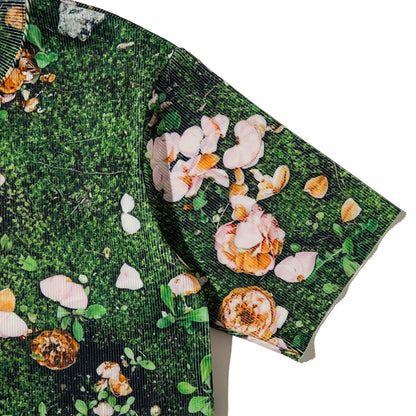 NON TOKYO PRINT RIB HALF SLEEVE ONE-PIECE ノントーキョー プリント リブ ハーフスリーブ ワンピース NON-26S-0321【レディース ポリエステル素材 速乾 半袖 26SS】