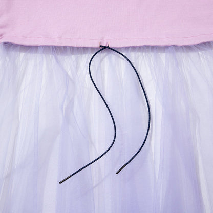 NON TOKYO GATHER TULLE ONEｰPIECE ノントーキョー ギャザー チュール ワンピース NON-26S-0335【レディース チュール 半袖 ワンピース 26SS】