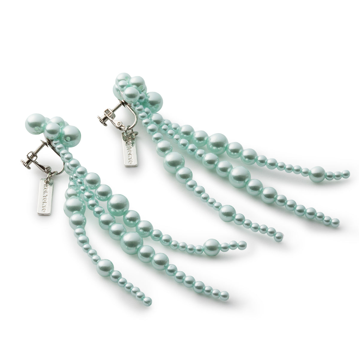 NON TOKYO FRINGE PEARL EARRING ノントーキョー フリンジ パール イヤリング NON-26S-0342【レディース イヤリング フリンジパール 26SS】