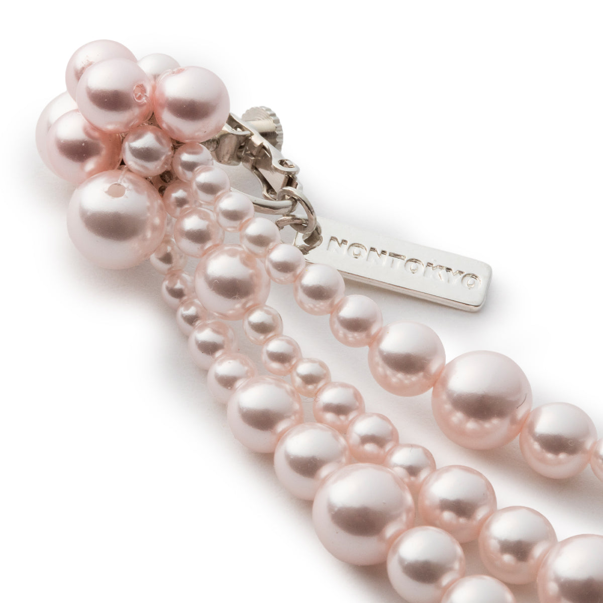 NON TOKYO FRINGE PEARL EARRING ノントーキョー フリンジ パール イヤリング NON-26S-0342【レディース イヤリング フリンジパール 26SS】